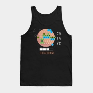 Terraforming Mars - 16 Bit Mars Terraformed - Board Game - Tabletop Gaming Tank Top